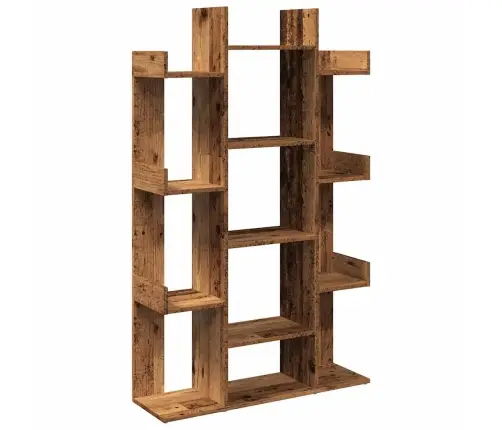 Grāmatu Skapis Old Wood 86X25,5X140 Cm Engineered Wood Vidaxl