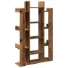 Grāmatu Skapis Old Wood 86X25,5X140 Cm Engineered Wood Vidaxl