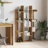 Grāmatu Skapis Artisan Ozols 86X25,5X140 Cm Inženierijas Koks Vidaxl