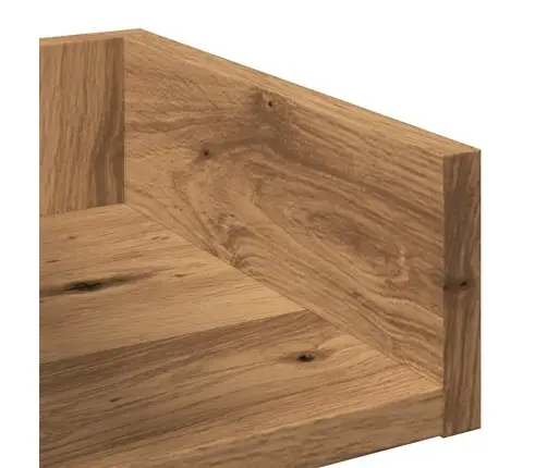 Grāmatu Skapis Artisan Ozols 86X25,5X140 Cm Inženierijas Koks Vidaxl