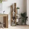 Knygų Spintelė Artisan Ąžuolas 48X25,5X140Cm Inžinerinė Mediena