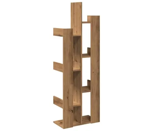 Knygų Spintelė Artisan Ąžuolas 48X25,5X140Cm Inžinerinė Mediena