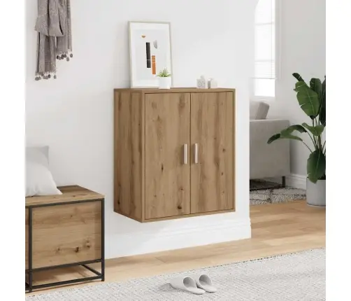 Apavu Skapis, Koka Krāsa, 60X35X70 Cm, Inženierijas Koks Vidaxl