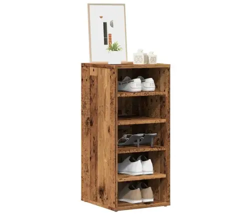 Apavu Plaukts, Veca Koka, 32X35X70 Cm, Inženierijas Koks Vidaxl