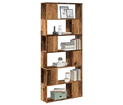 Grāmatu Plaukts, Aizslietnis, Veca Koka, 80X24X186 Cm Vidaxl Grāmatu Plaukts, Aizslietnis, Veca Koka, 80X24X186 Cm Vidaxl