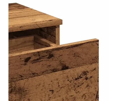 Nakts Skapis Old Wood 40X35X65 Cm Engineered Wood Vidaxl