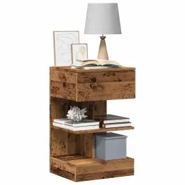 Nakts Skapis Old Wood 40X35X65 Cm Engineered Wood Vidaxl