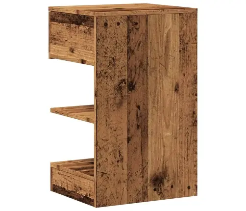 Naktsskapīši 2 Gab Old Wood 40X35X65 Cm Engineered Wood Vidaxl