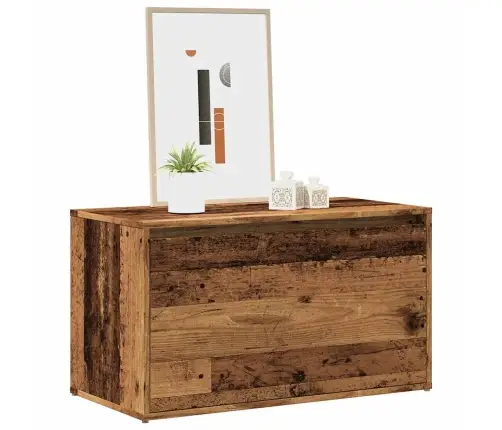 Gaiteņa Sols, 80X40X45 Cm, Veca Koka, Skaidu Plāksne Vidaxl