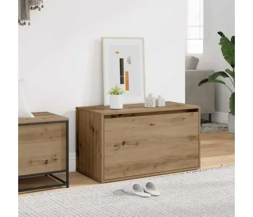 Gaiteņa Sols, 80X40X45 Cm, Ozolkoka Amatnieka, Skaidu Plāksne Vidaxl