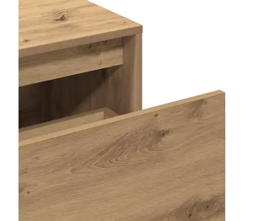 Gaiteņa Sols, 80X40X45 Cm, Ozolkoka Amatnieka, Skaidu Plāksne Vidaxl