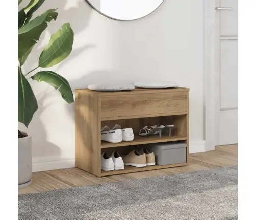 Kingapink Artisan Oak 60X30X45 Cm Engineered Wood