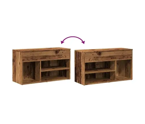 Kingapink Vana Puit 80X30X45 Cm Engineered Wood