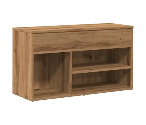 Apavu Plaukts, Koka Krāsa, 80X30X45 Cm, Inženierijas Koks Vidaxl