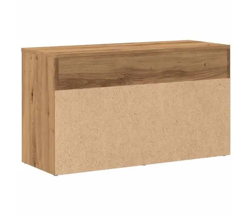 Apavu Plaukts, Koka Krāsa, 80X30X45 Cm, Inženierijas Koks Vidaxl
