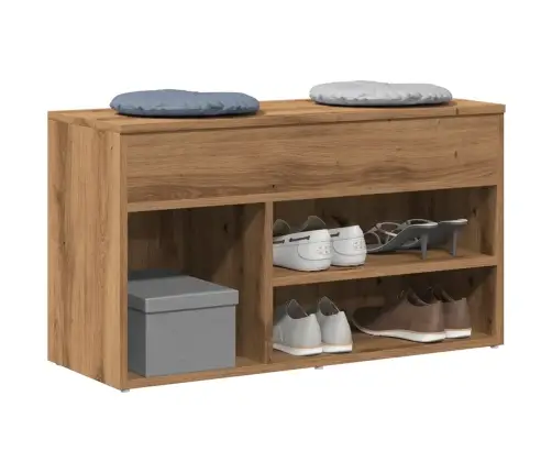 Apavu Plaukts, Koka Krāsa, 80X30X45 Cm, Inženierijas Koks Vidaxl