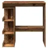 Bāra Galds Ar Plauktu, Veca Koka, 100X48X101,5 Cm Vidaxl