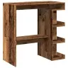 Bāra Galds Ar Plauktu, Veca Koka, 100X48X101,5 Cm Vidaxl