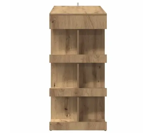 Baarilaud Riiuliga, Käsitöötamm, 100X48X101,5 Cm