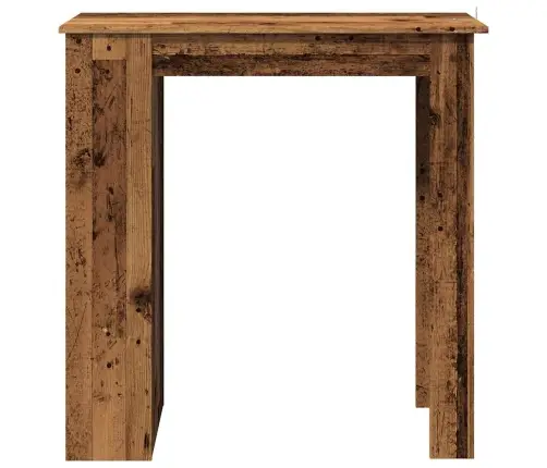 Baro Stalas Su Laikymo Lentyna Sena Mediena 102X50X103,5 Cm