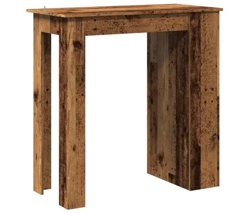 Baro Stalas Su Laikymo Lentyna Sena Mediena 102X50X103,5 Cm