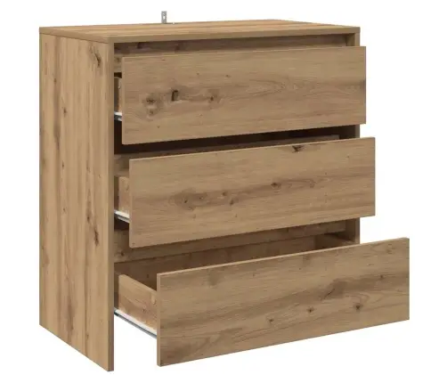 Kumode, Koka Krāsa, 70X41X75 Cm, Inženierijas Koks Vidaxl