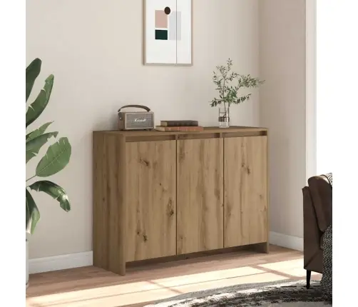 Kumode, Koka Krāsa, 102X33X75 Cm, Inženierijas Koks Vidaxl Kumode, Koka Krāsa, 102X33X75 Cm, Inženierijas Koks Vidaxl