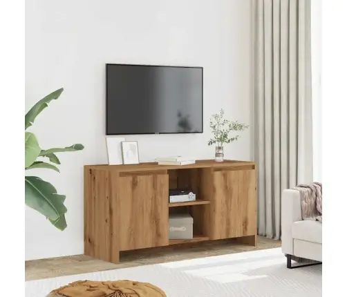 Tv Skapītis, Koka Krāsa, 102X37,5X52,5 Cm, Inženierijas Koks Vidaxl