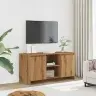 Tv Skapītis, Koka Krāsa, 102X37,5X52,5 Cm, Inženierijas Koks Vidaxl