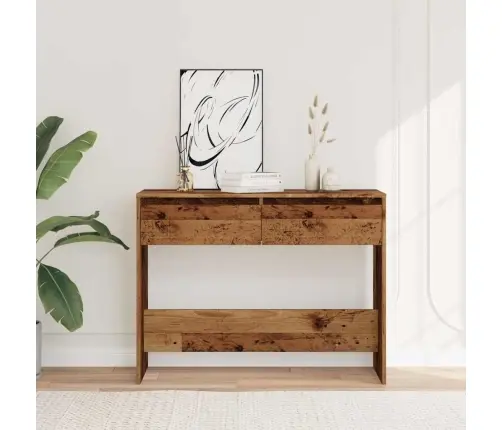 Konsolinis Staliukas, Medienos, 100X35X76,5cm Apdirbta Mediena