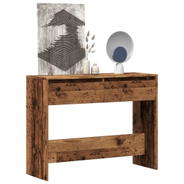 Konsoles Galdiņš, Veca Koka, 100X35X76,5 Cm, Inženierijas Koks Vidaxl