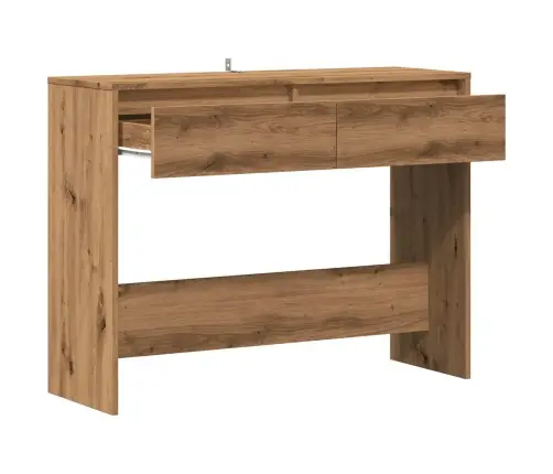 Konsoles Galdiņš, Koka Krāsa, 100X35X76,5 Cm, Inženierijas Koks Vidaxl