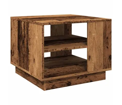 Kafijas Galdiņš Old Wood 55X55X42 Cm Engineered Wood Vidaxl
