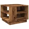 Kafijas Galdiņš Old Wood 55X55X42 Cm Engineered Wood Vidaxl