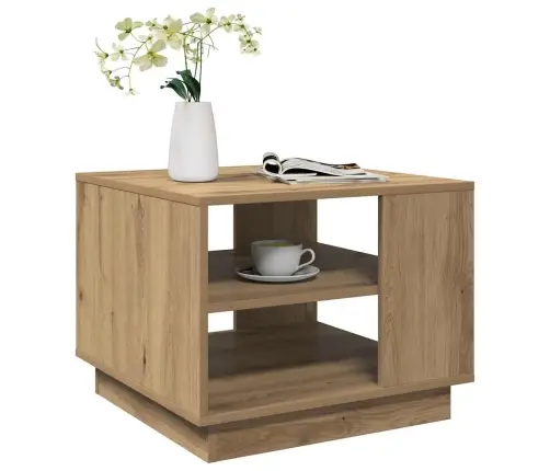 Kafijas Galdiņš Artisan Ozols 55X55X42 Cm Engineered Wood Vidaxl