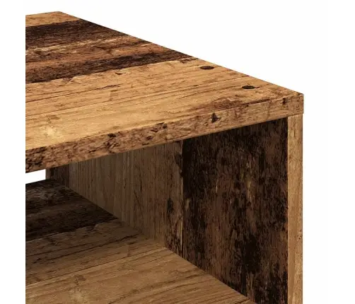 Kafijas Galdiņš Old Wood 40X40X43 Cm Engineered Wood Vidaxl