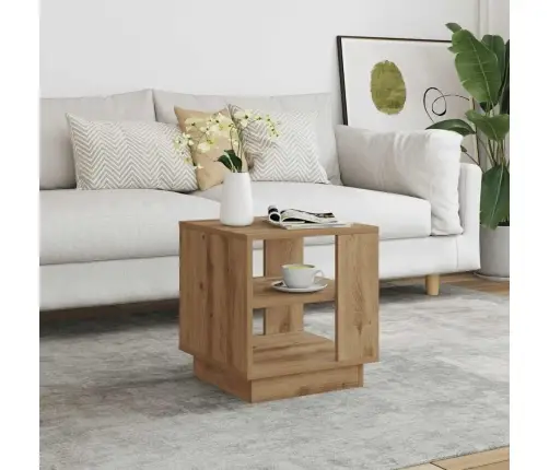 Kavos Staliukas, Artisano Ąžuolo, 40X40X43cm Apdirbta Mediena