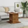 Kafijas Galdiņš Old Wood 55,5X55,5X40 Cm Engineered Wood Vidaxl