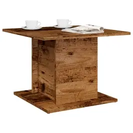 Kafijas Galdiņš Old Wood 55,5X55,5X40 Cm Engineered Wood Vidaxl