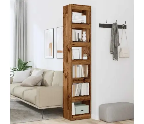 Knygų Spinta/Kambario Pertvara Old Wood 40X30X198 Cm