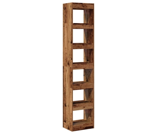 Grāmatu Skapis/Telpas Dalītājs Old Wood 40X30X198 Cm Vidaxl