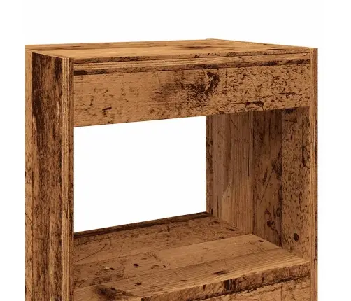 Knygų Spinta/Kambario Pertvara Old Wood 40X30X198 Cm