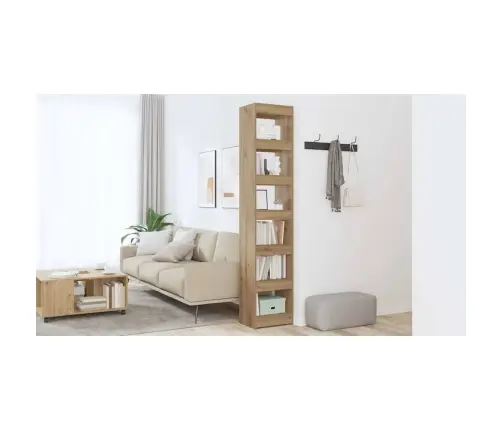 Grāmatu Skapis/Istabas Dalītājs Artisan Ozols 40X30X198 Cm Vidaxl