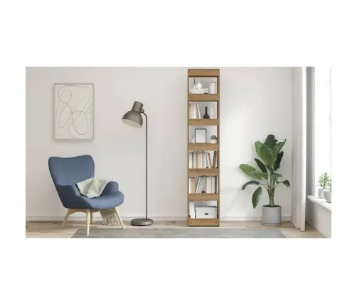 Grāmatu Skapis/Istabas Dalītājs Artisan Ozols 40X30X198 Cm Vidaxl