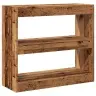Grāmatu Skapis/Telpas Dalītājs Old Wood 80X30X72 Cm Vidaxl