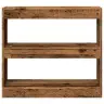 Grāmatu Skapis/Telpas Dalītājs Old Wood 80X30X72 Cm Vidaxl