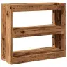 Grāmatu Skapis/Telpas Dalītājs Old Wood 80X30X72 Cm Vidaxl