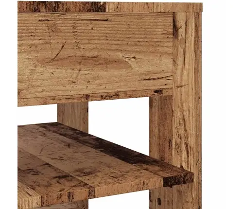 Kavos Staliukas Old Wood 55,5X55X45 Cm Inžinierinė Mediena