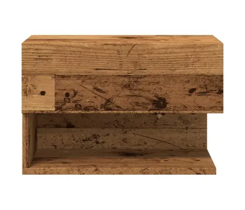 Sienas Naktsskapīši, 2 Gab., Veca Koka Vidaxl