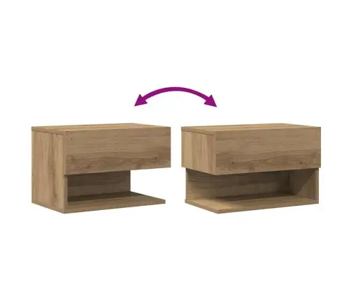 Sienas Naktsskapītis, Koka Krāsa Vidaxl